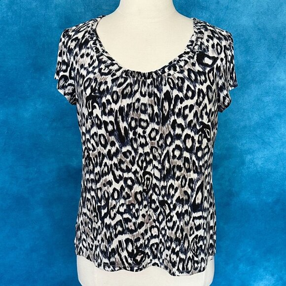 Chico's Animal Print Blouse, Size 3 - Picture 1 of 4